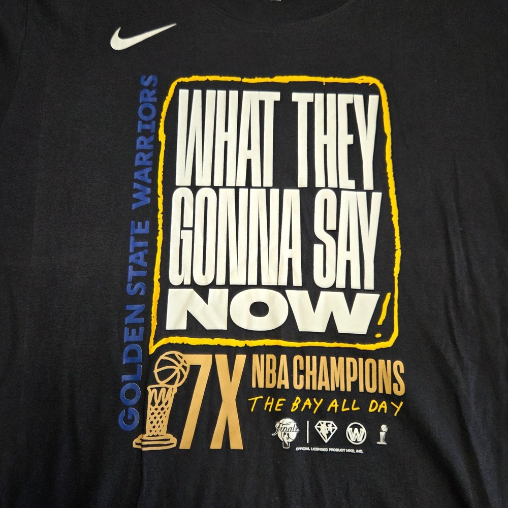 Nike Stephen Curry What They Gonna Say Now Golden State Warriors Shirt XXL - NEW